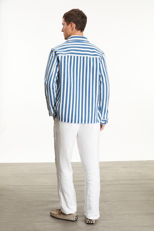  ÇİZGİLİ REGULAR FIT GÖMLEK