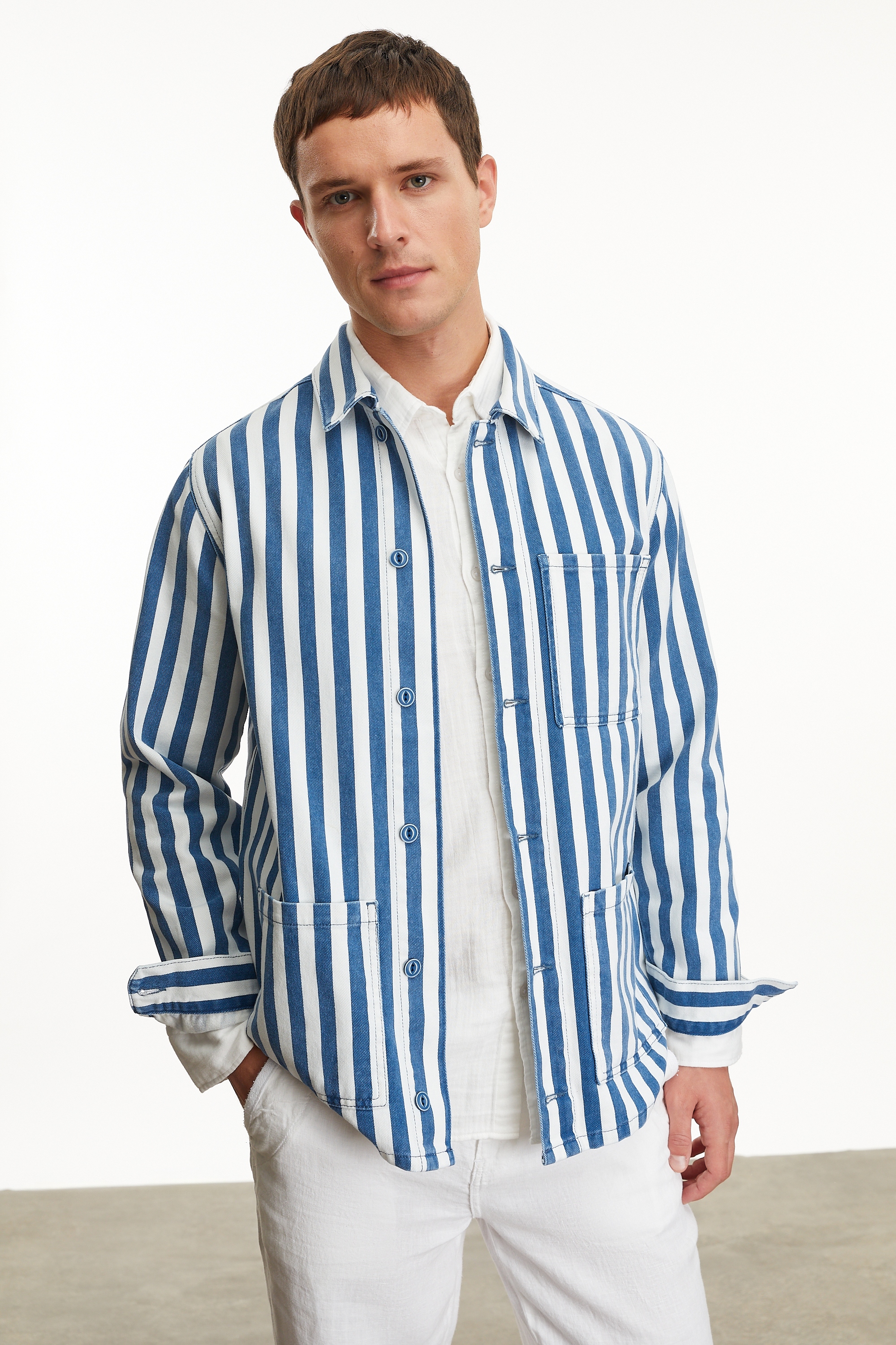 ÇİZGİLİ REGULAR FIT GÖMLEK