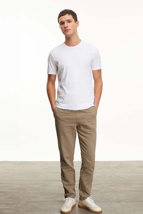  BİSİKLET YAKA KISA KOLLU T-SHIRT