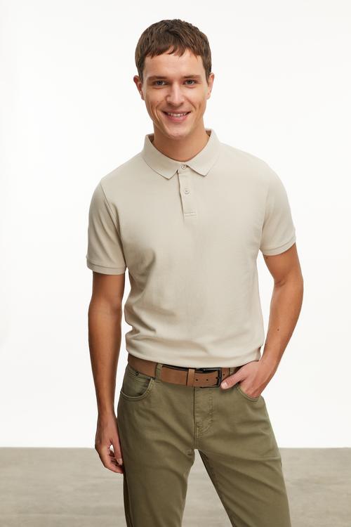  POLO YAKA KISA KOLLU T-SHIRT