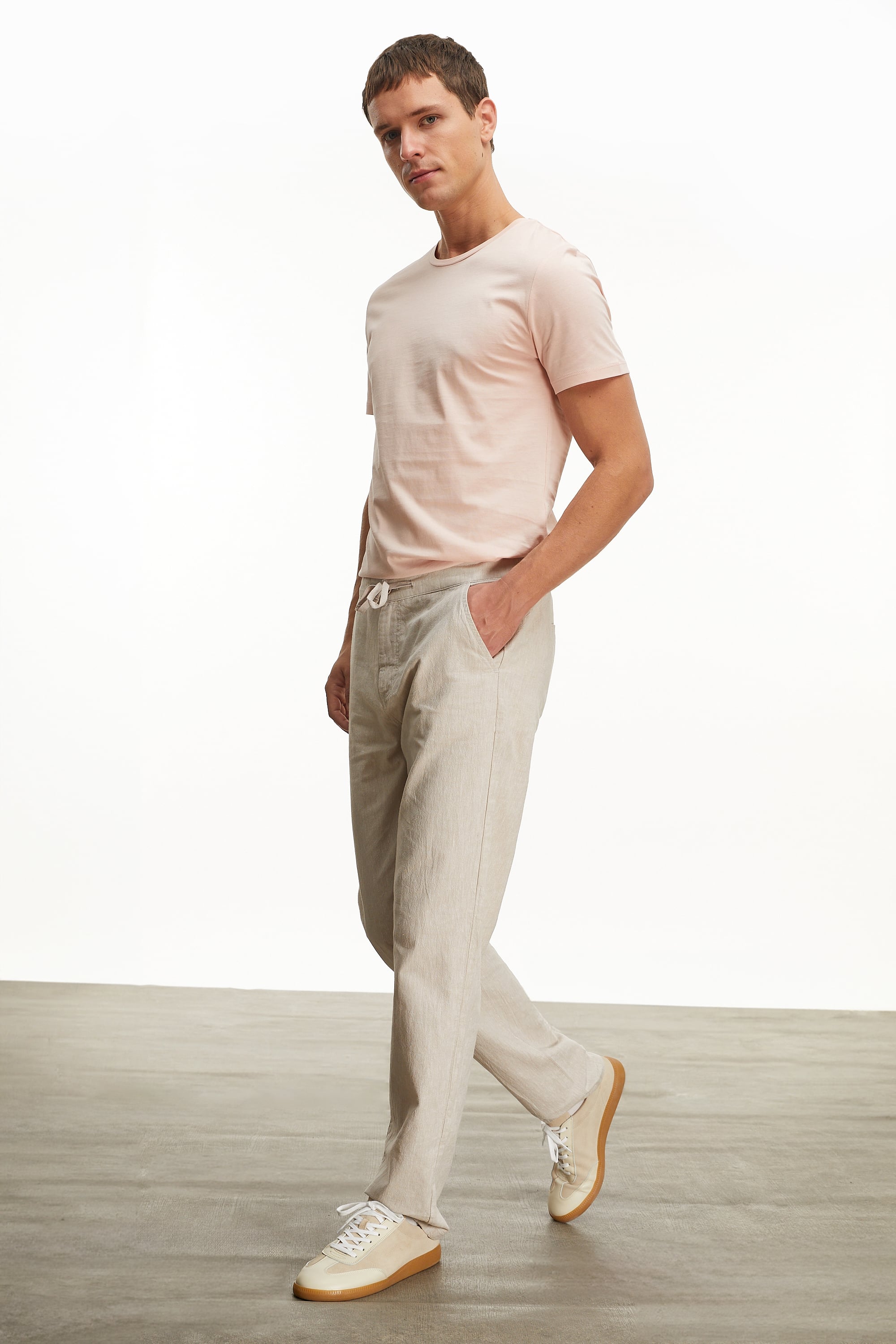 KETEN KARIŞIMLI SLIM FIT PANTOLON