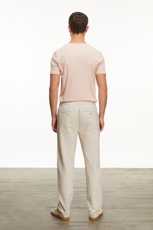  KETEN KARIŞIMLI SLIM FIT PANTOLON