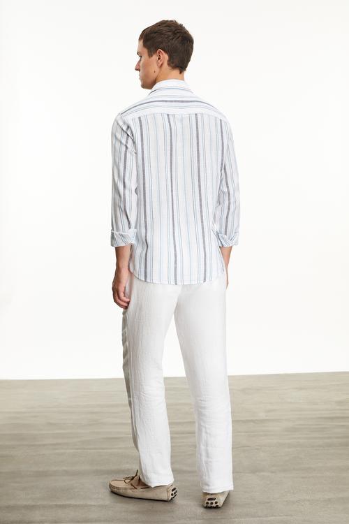  ÇİZGİLİ REGULAR FIT GÖMLEK