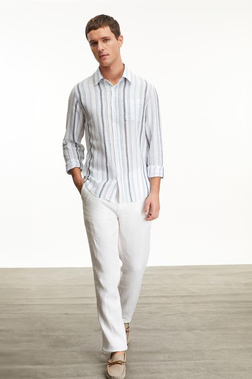  ÇİZGİLİ REGULAR FIT GÖMLEK