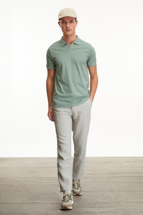  POLO YAKA KISA KOLLU T-SHIRT