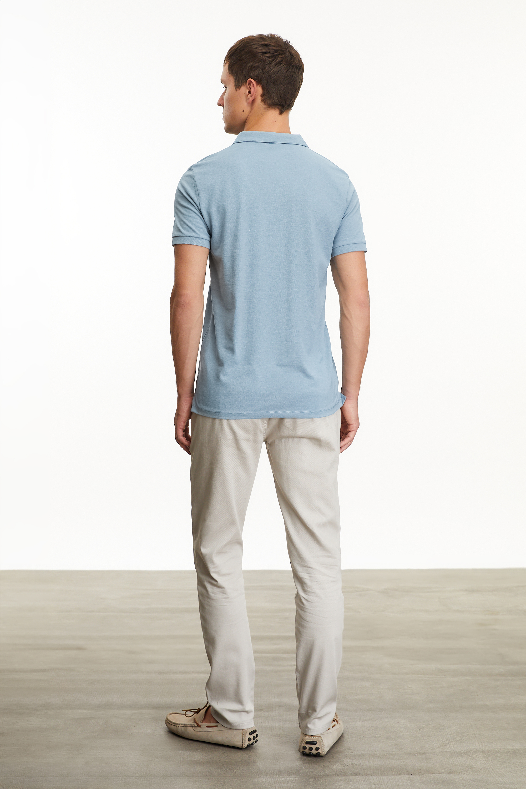 POLO YAKA KISA KOLLU T-SHIRT