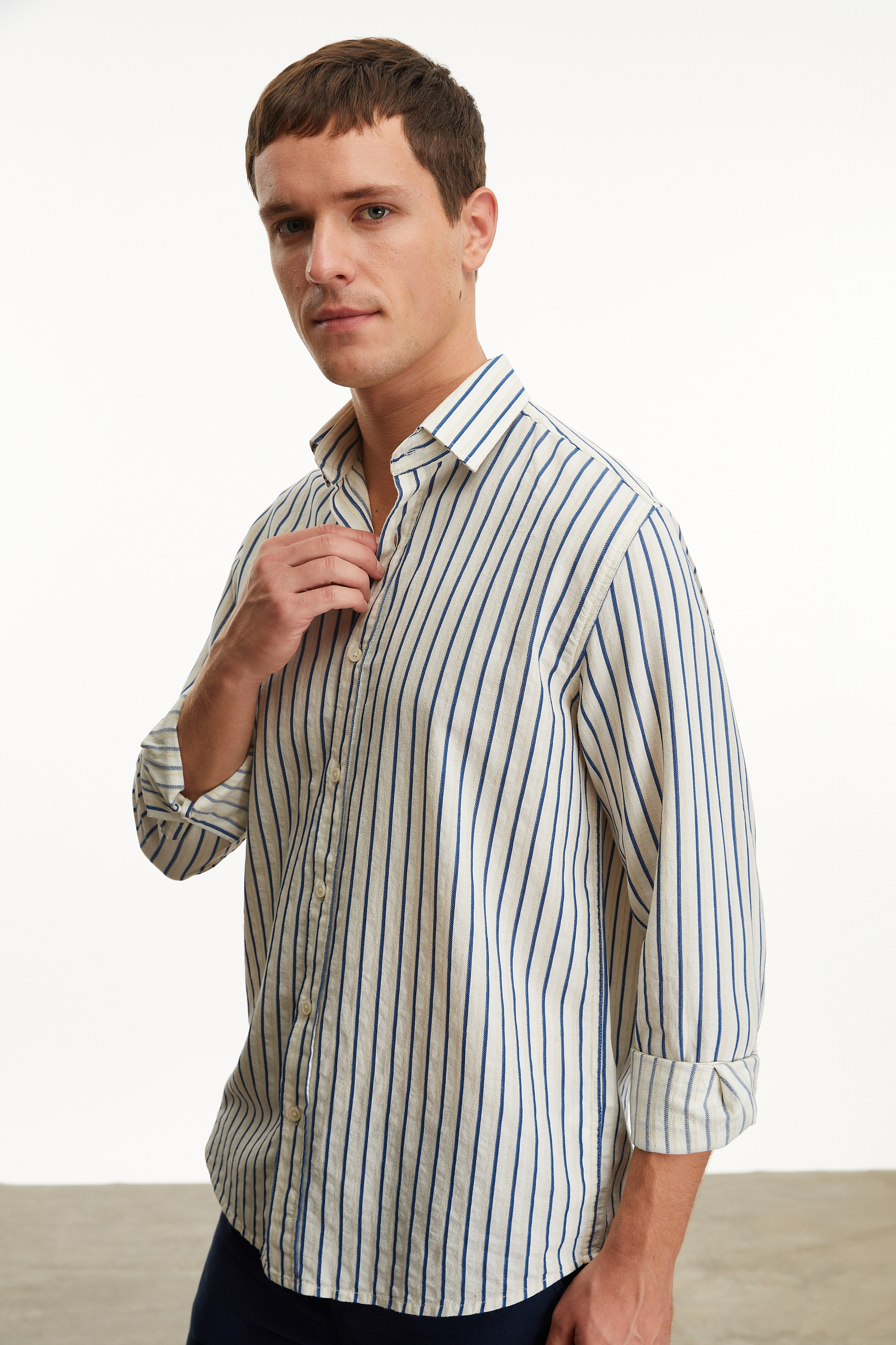 ÇİZGİLİ REGULAR FIT GÖMLEK