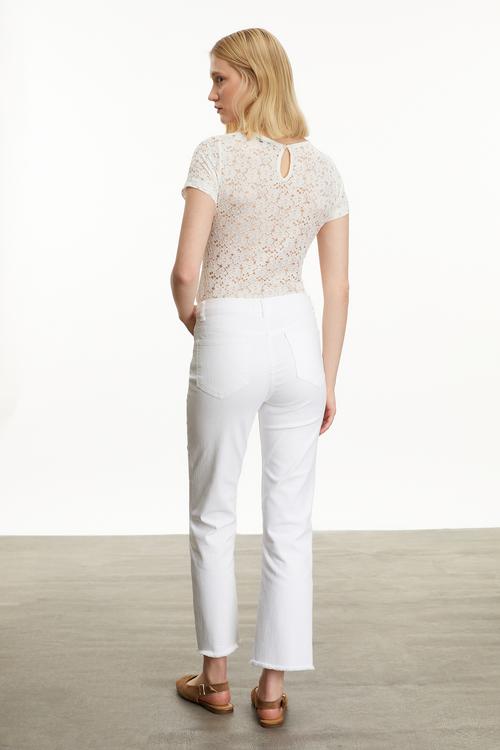  DANTELLİ TRANSPARAN BLUZ