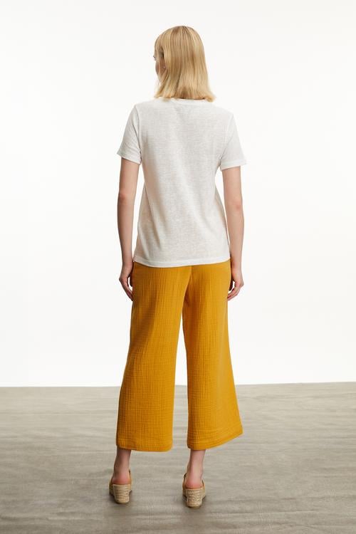  U YAKA KISA KOLLU T-SHIRT