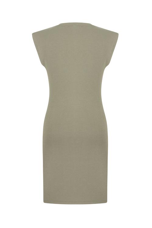  BİSİKLET YAKA MİNİ DAR ELBİSE