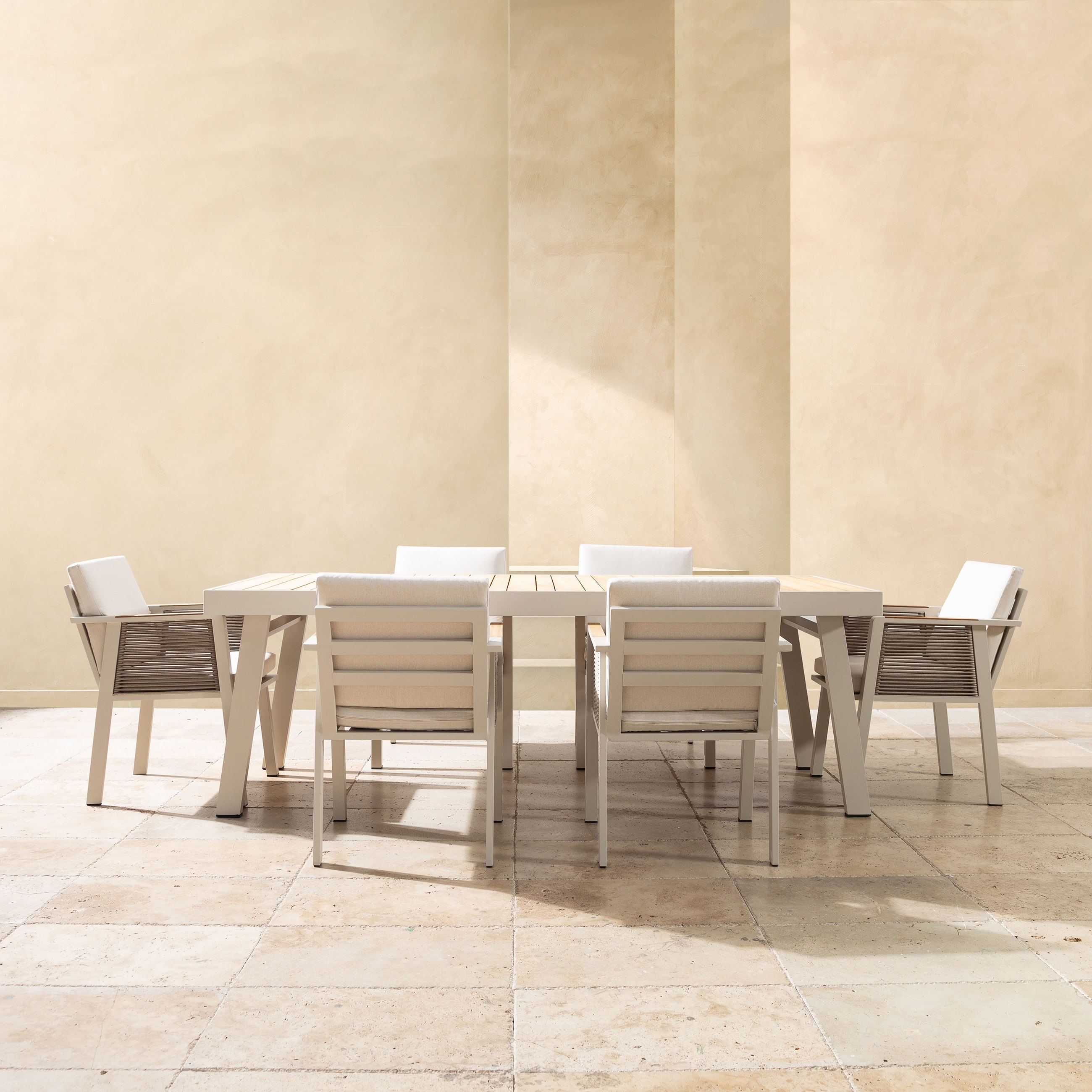 ARMAS  MASA SANDALYE SETİ KREM