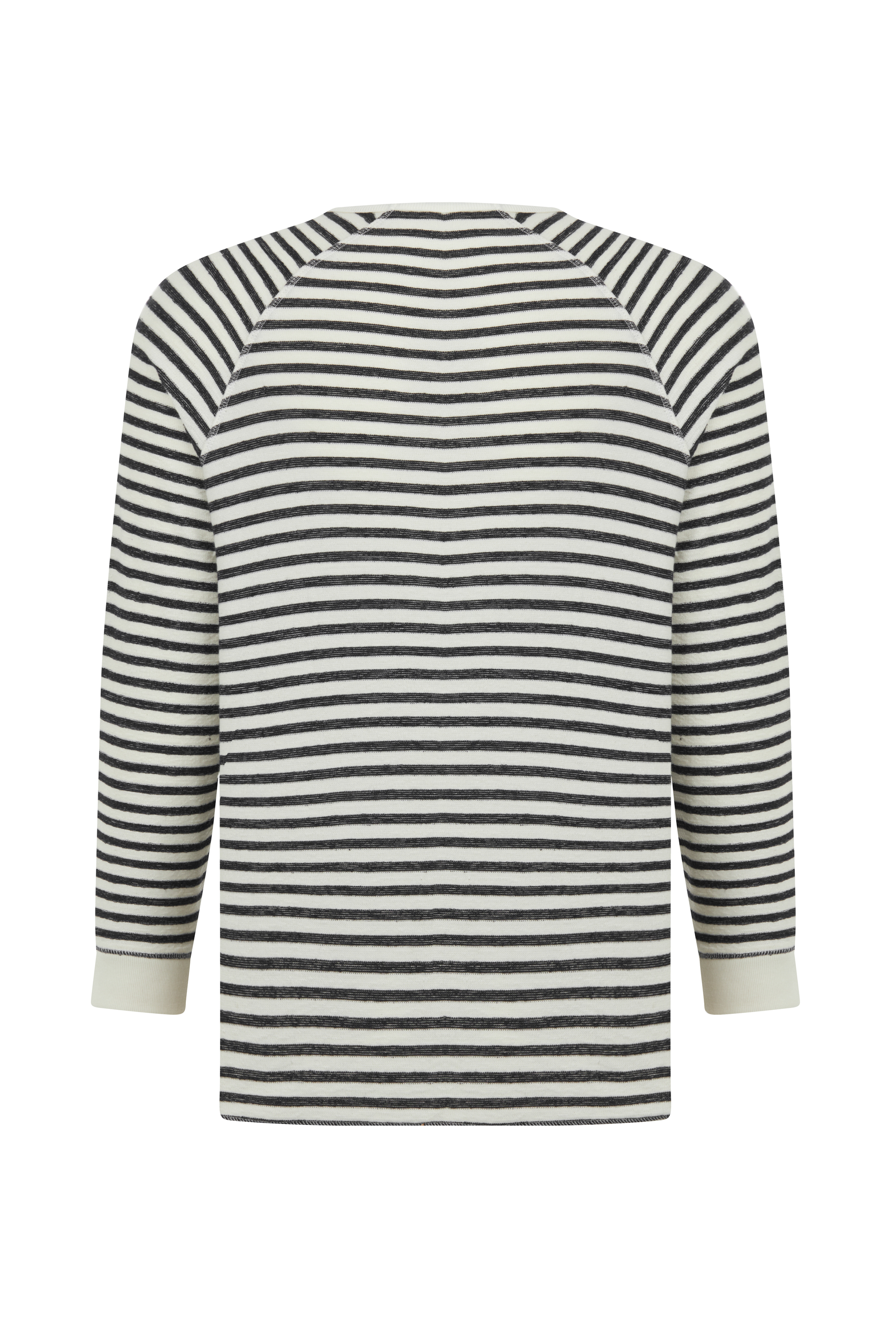 ÇİZGİLİ BİSİKLET YAKA SWEATSHIRT