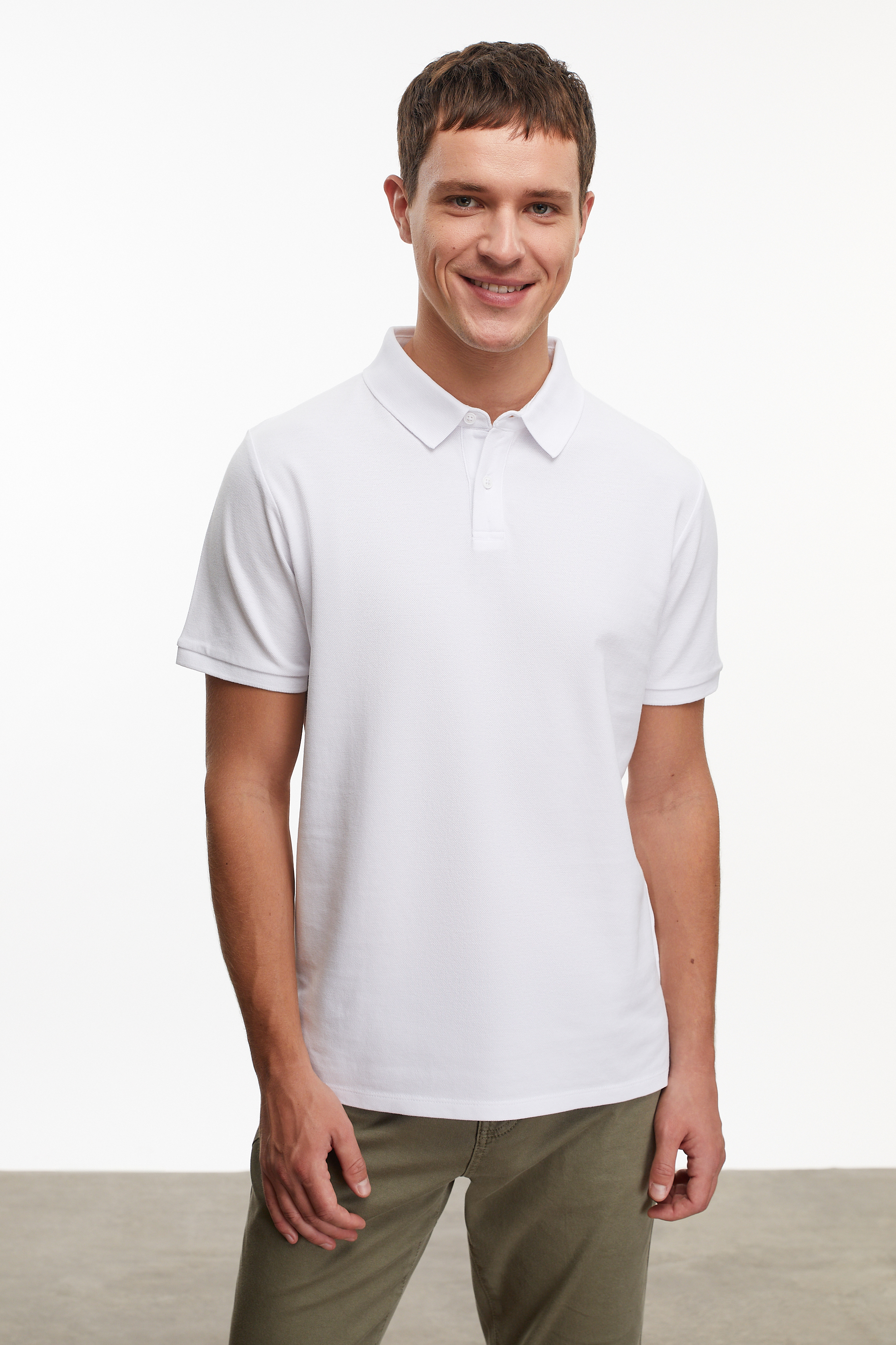 POLO YAKA KISA KOLLU T-SHIRT