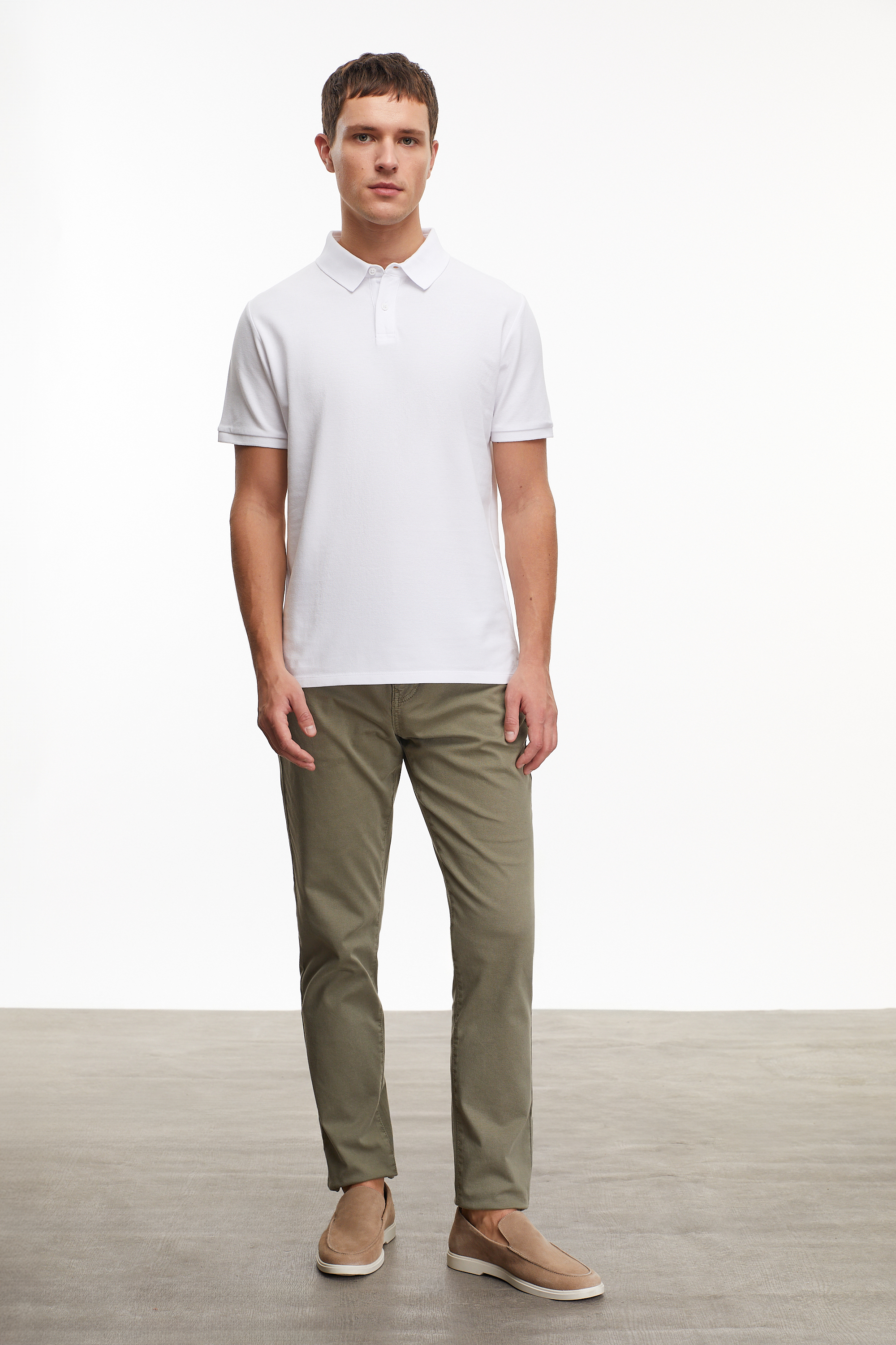 POLO YAKA KISA KOLLU T-SHIRT