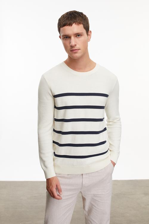  ÇİZGİLİ TRİKO KAZAK