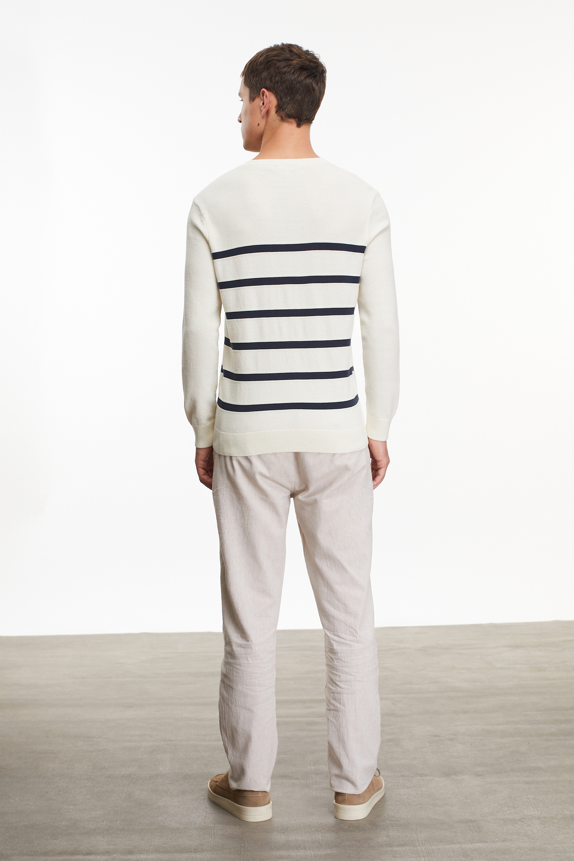 ÇİZGİLİ TRİKO KAZAK