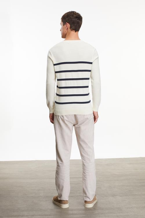  ÇİZGİLİ TRİKO KAZAK