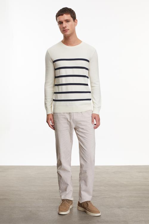  ÇİZGİLİ TRİKO KAZAK