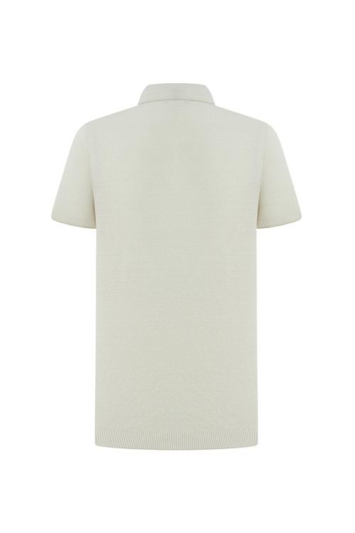  DOKULU POLO YAKA KISA KOLLU TRİKO