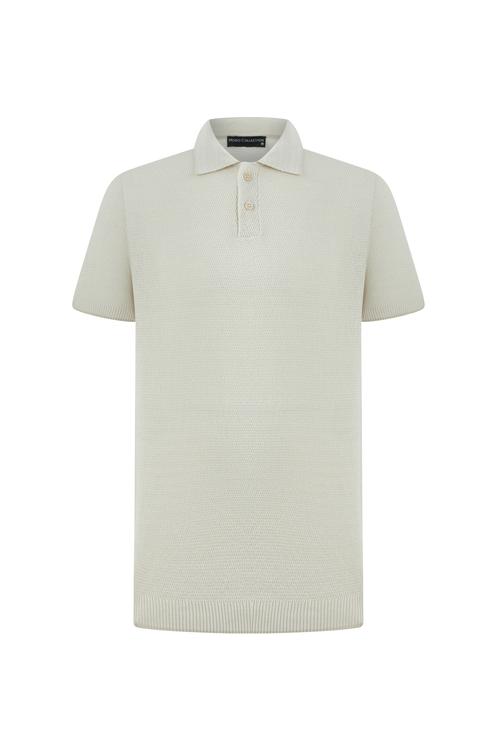  DOKULU POLO YAKA KISA KOLLU TRİKO