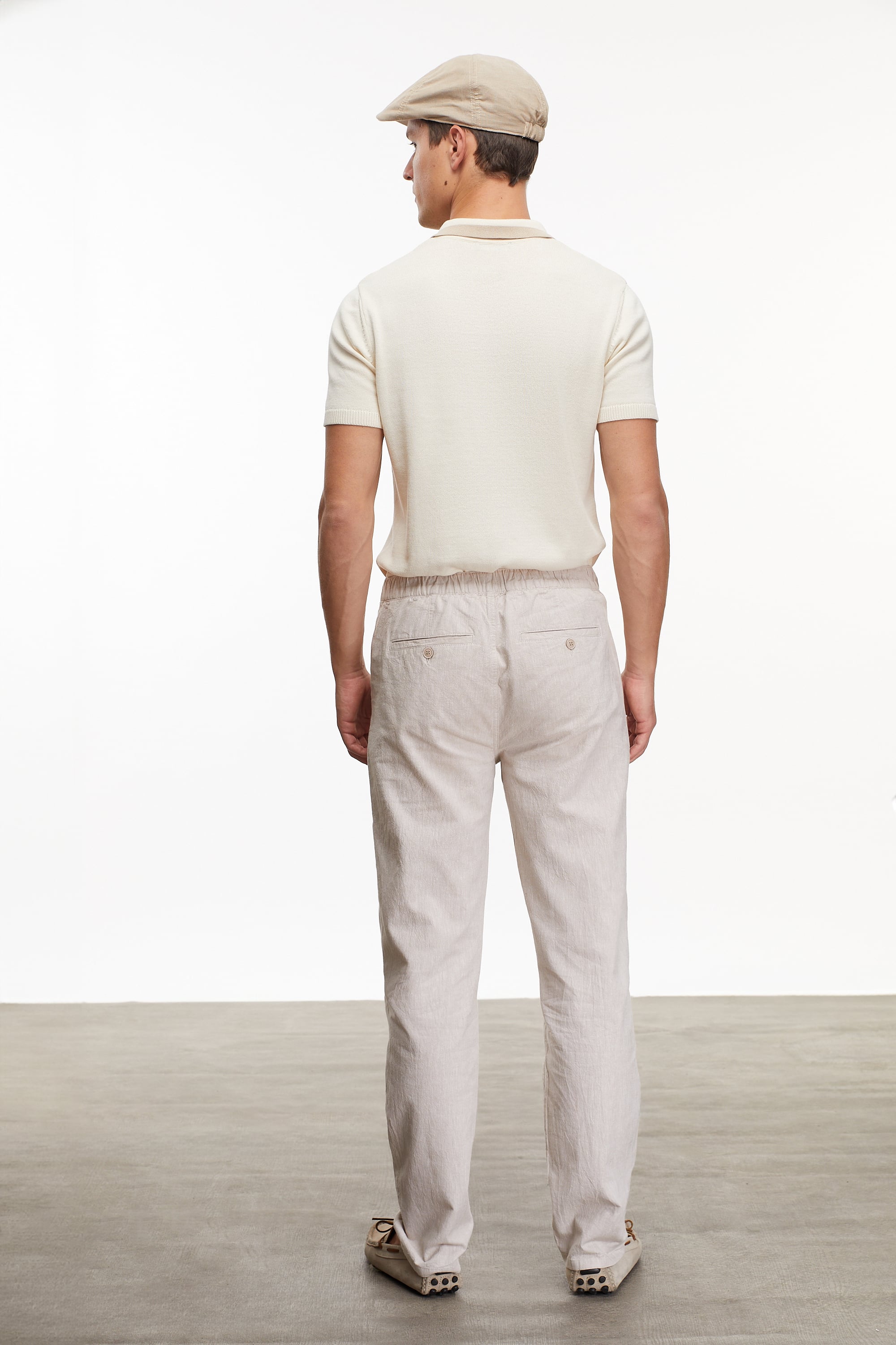 KETEN KARIŞIMLI SLIM FIT PANTOLON