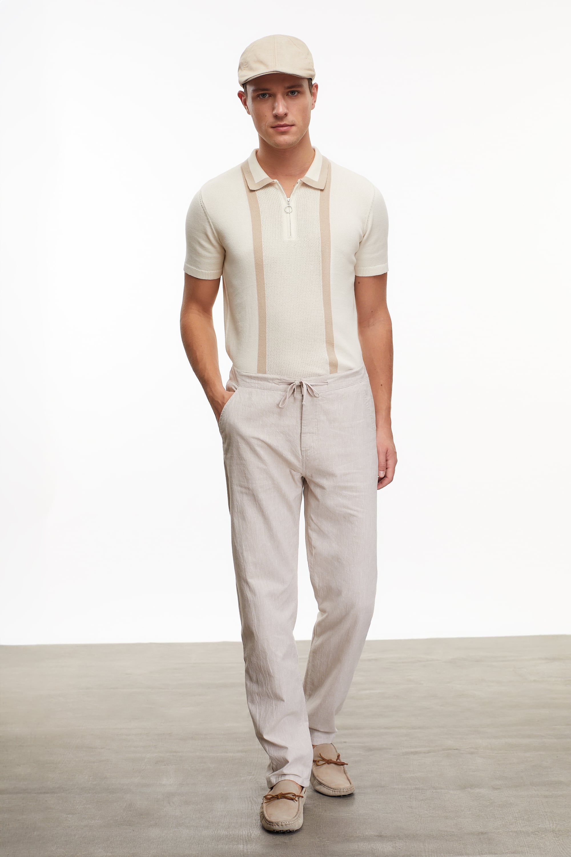 KETEN KARIŞIMLI SLIM FIT PANTOLON