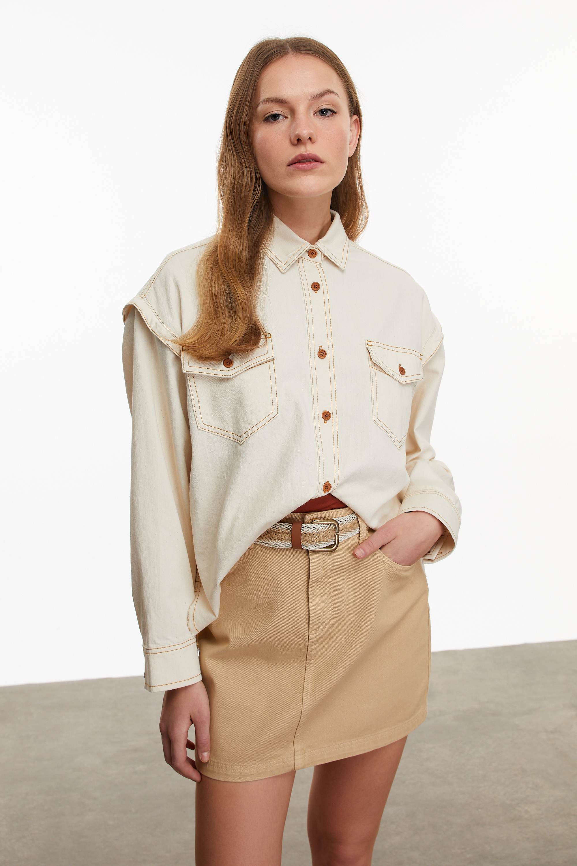 OVERSIZE CEKET GÖMLEK