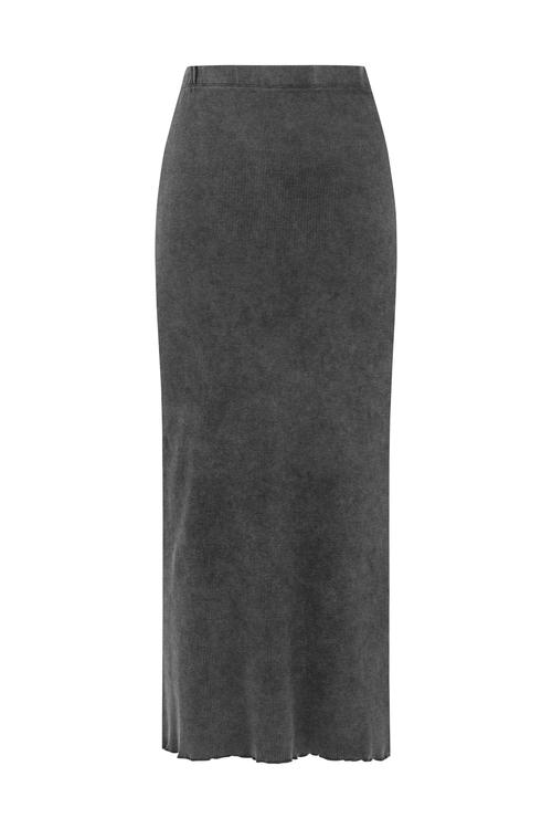  YIRTMAÇLI MİDİ ÖRME ETEK