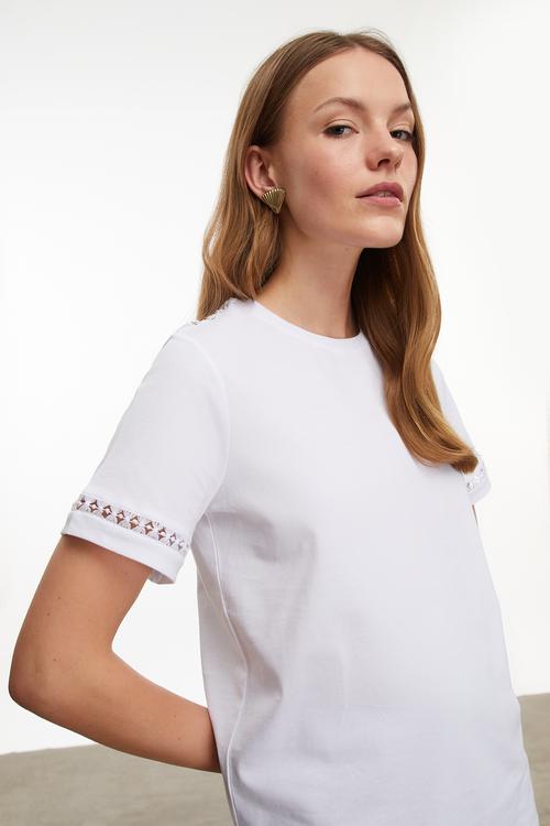  BİSİKLET YAKA KISA KOLLU T-SHIRT