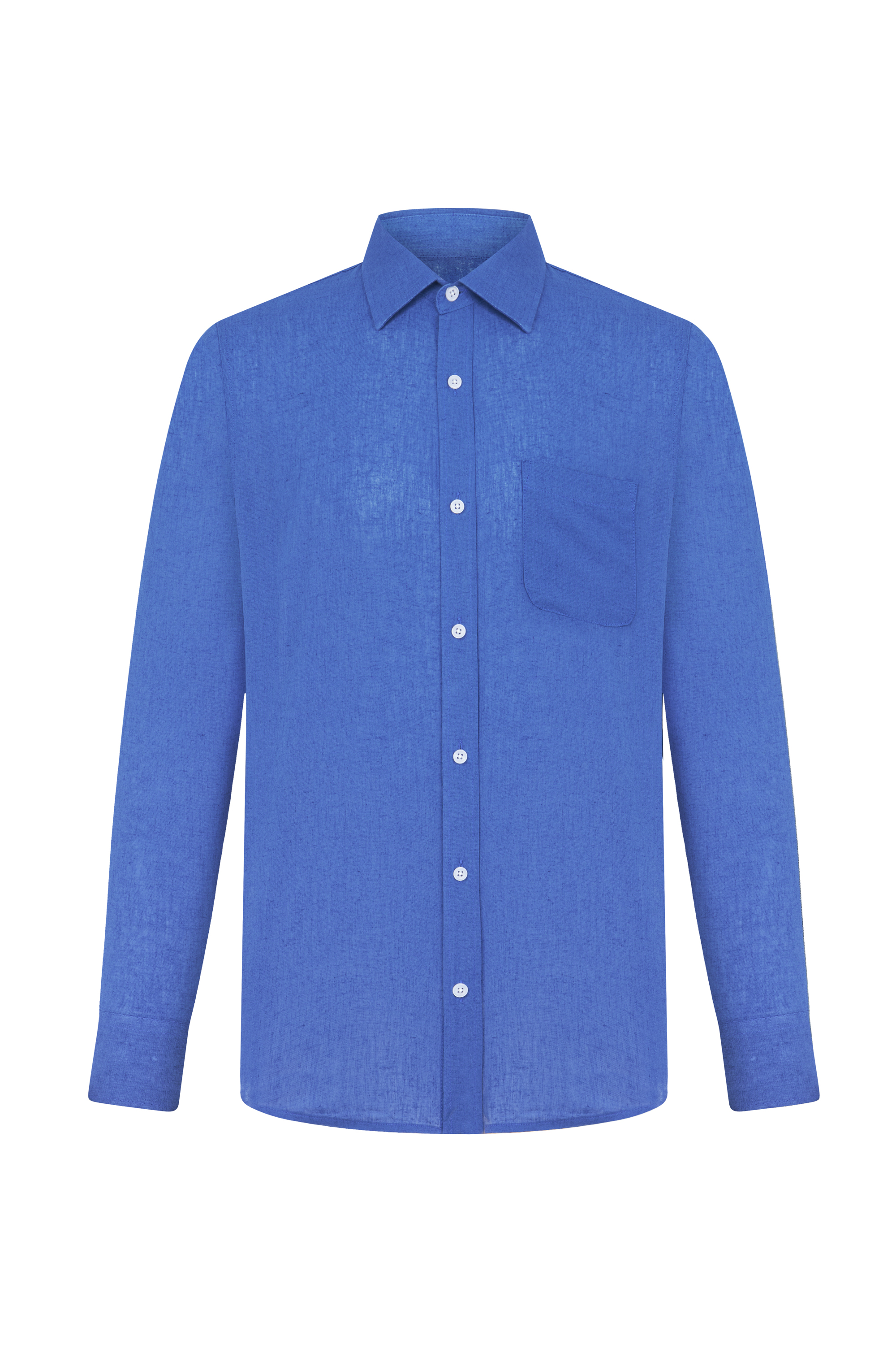 KETEN KARIŞIMLI REGULAR FIT GÖMLEK