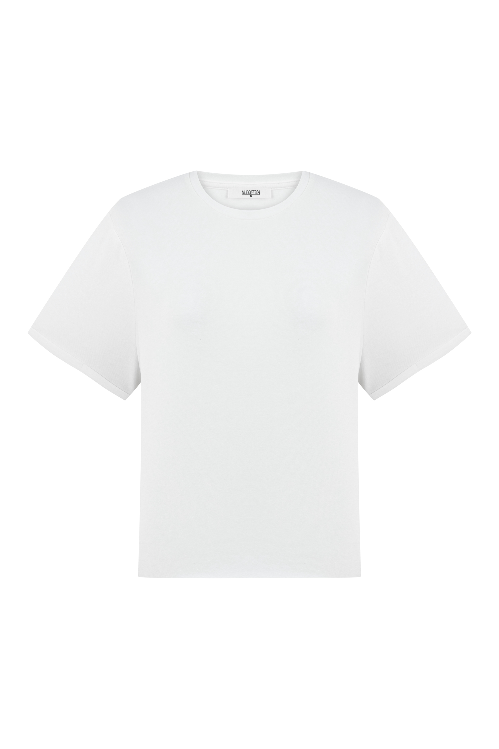 KISA KOLLU CROP T-SHIRT