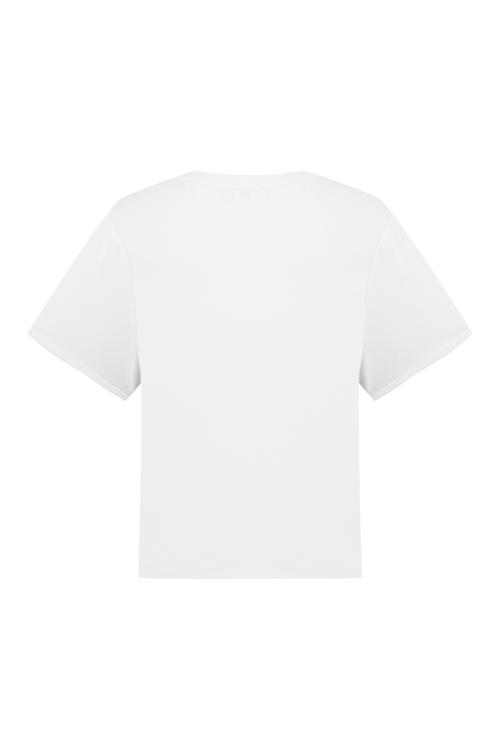  KISA KOLLU CROP T-SHIRT