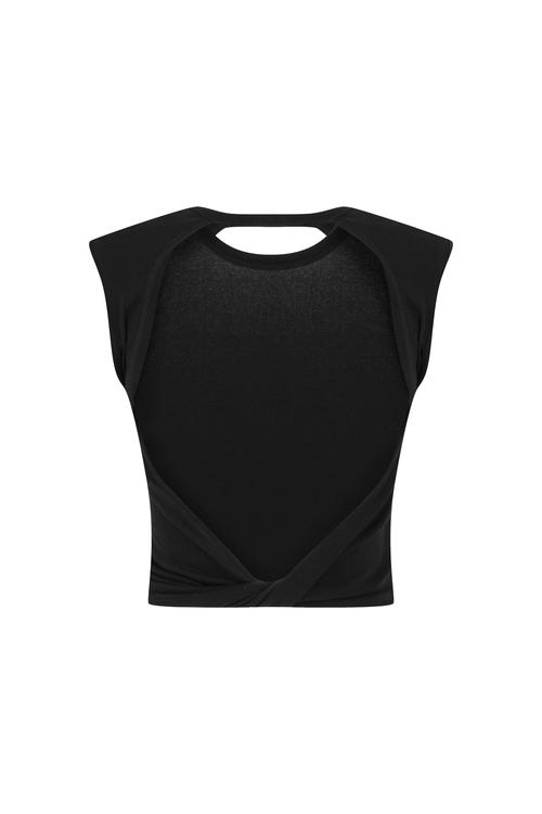  SIRT DEKOLTELİ CROP BLUZ