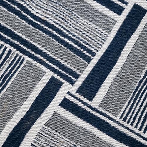  LARISSA PATCH ÇİFT TARAFLI KİLİM LACİVERT BEYAZ 80X150