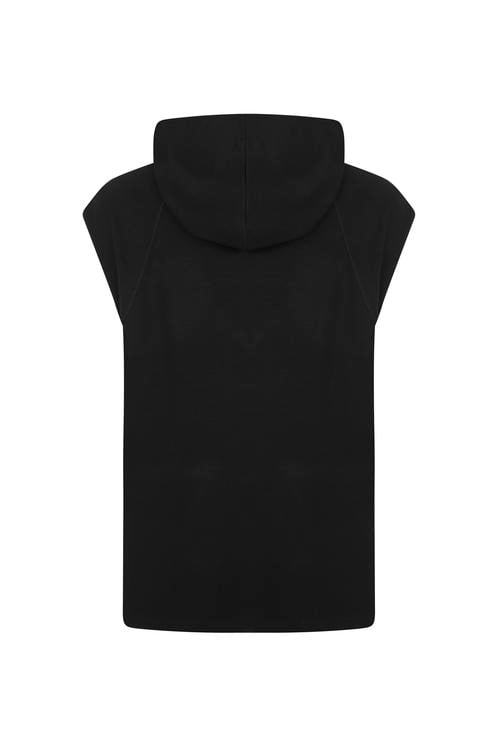  FERMUARLI KAPÜŞONLU KISA KOLLU SWEATSHIRT