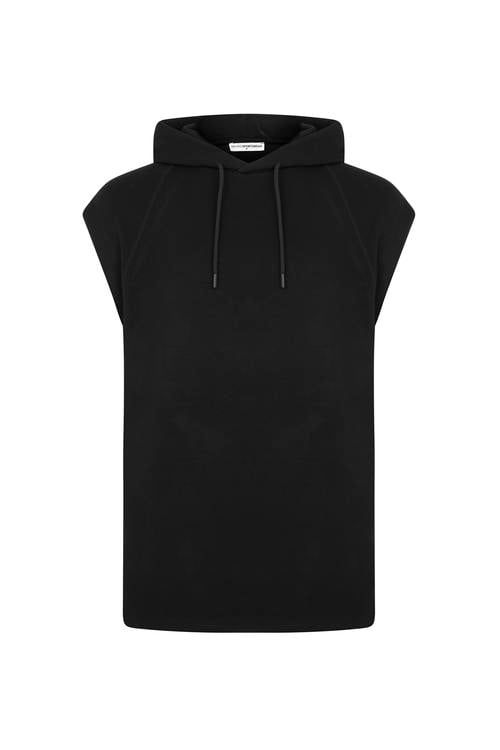  KAPÜŞONLU KISA KOLLU SWEATSHIRT