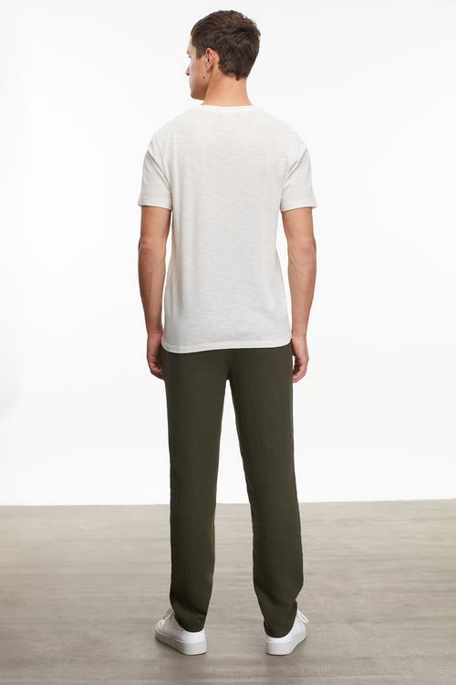  PAMUKLU BİSİKLET YAKA KISA KOLLU T-SHIRT