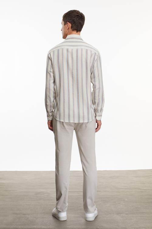  ÇİZGİLİ REGULAR FIT GÖMLEK