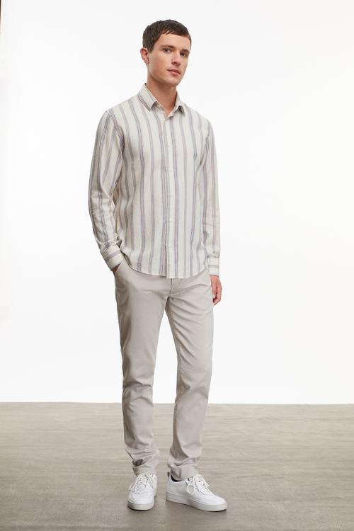  ÇİZGİLİ REGULAR FIT GÖMLEK