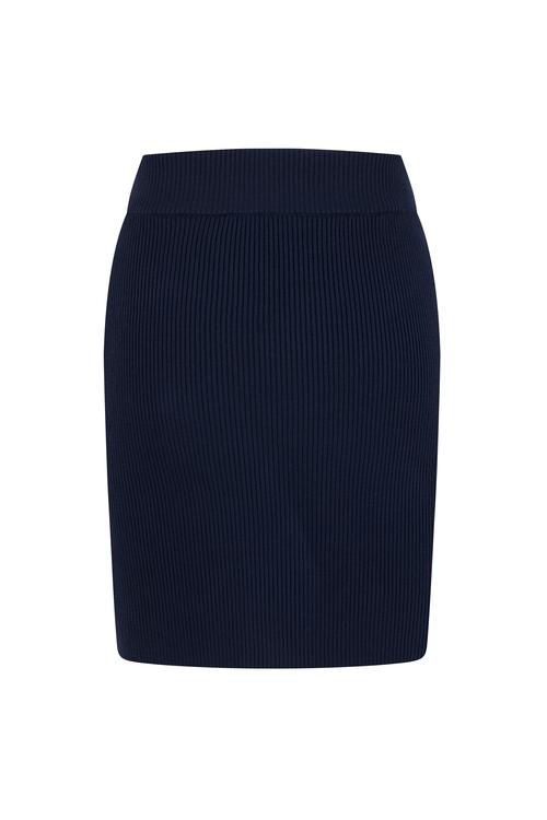  DÜĞME DETAYLI MİNİ DAR ETEK