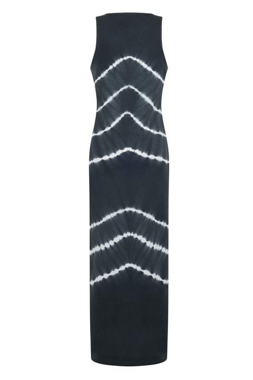  BATİK DESENLİ UZUN ELBİSE