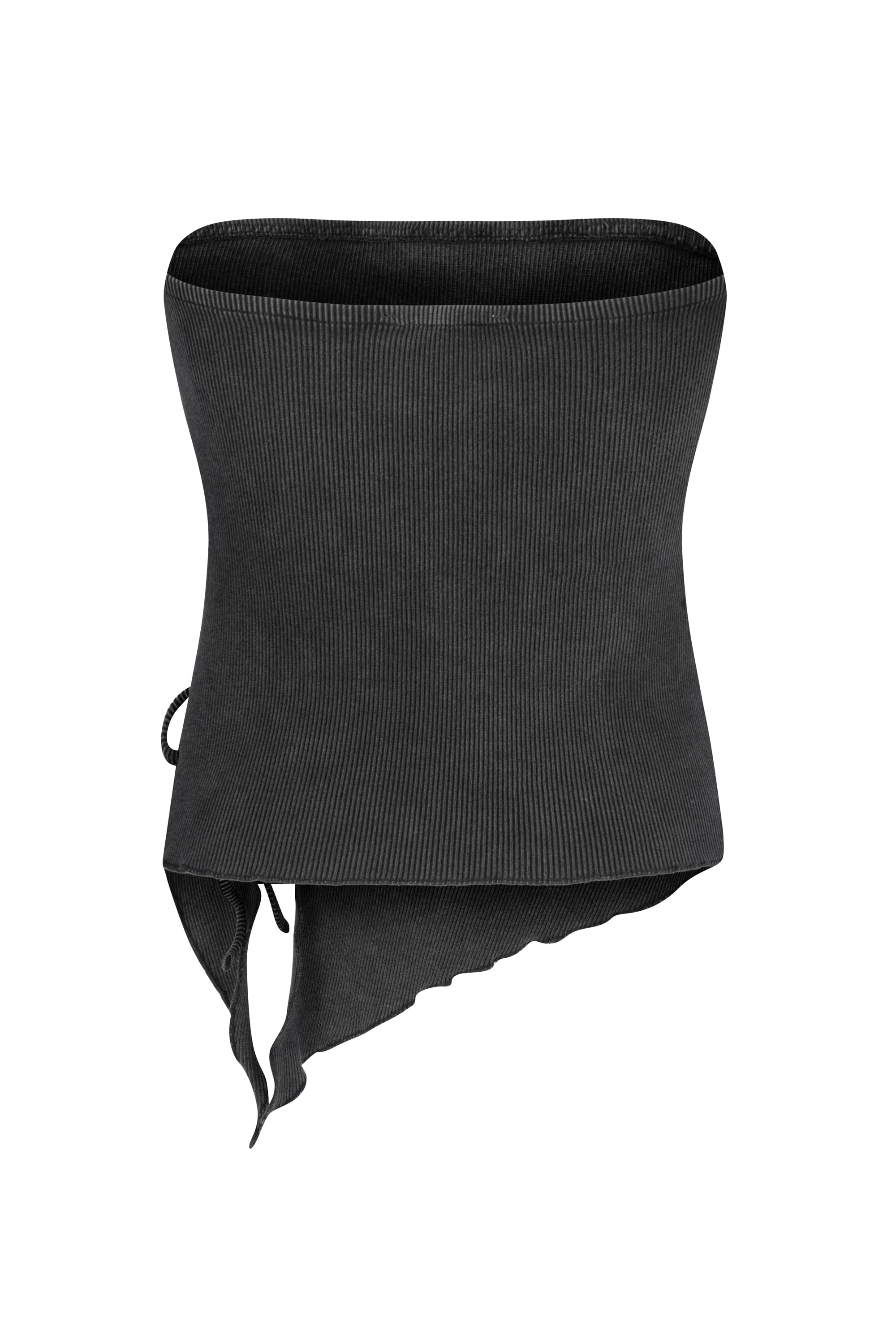 STRAPLEZ ASİMETRİK BLUZ