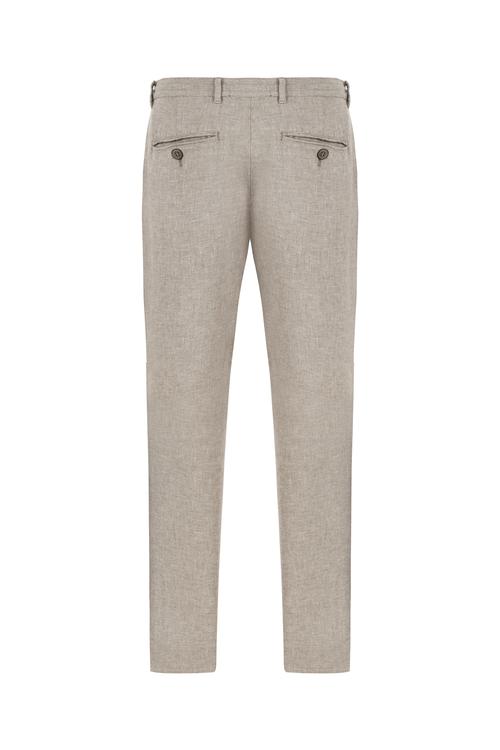  KETEN KARIŞIMLI SLIM STRAIGHT PANTOLON