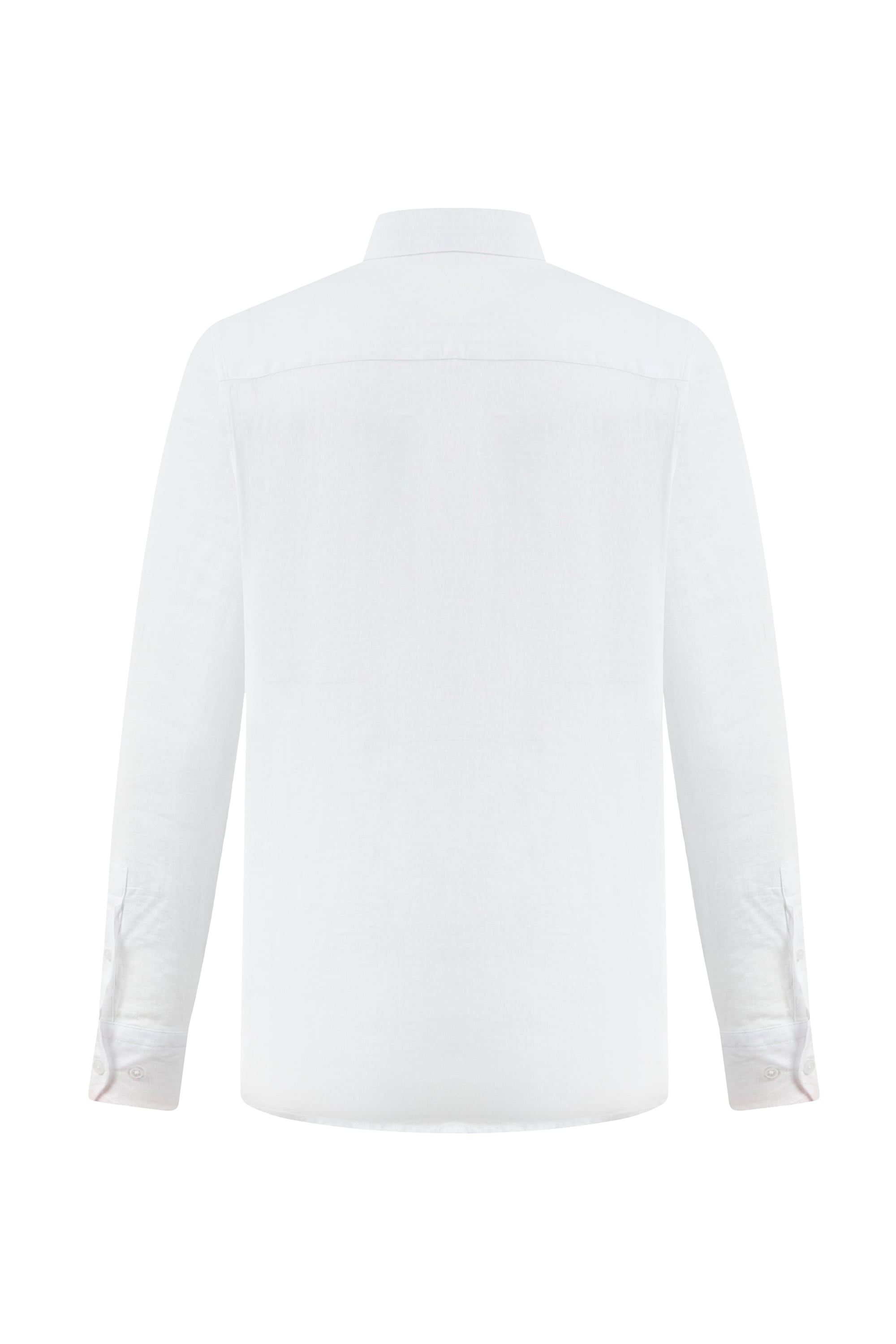 SLIM FIT KETEN GÖMLEK