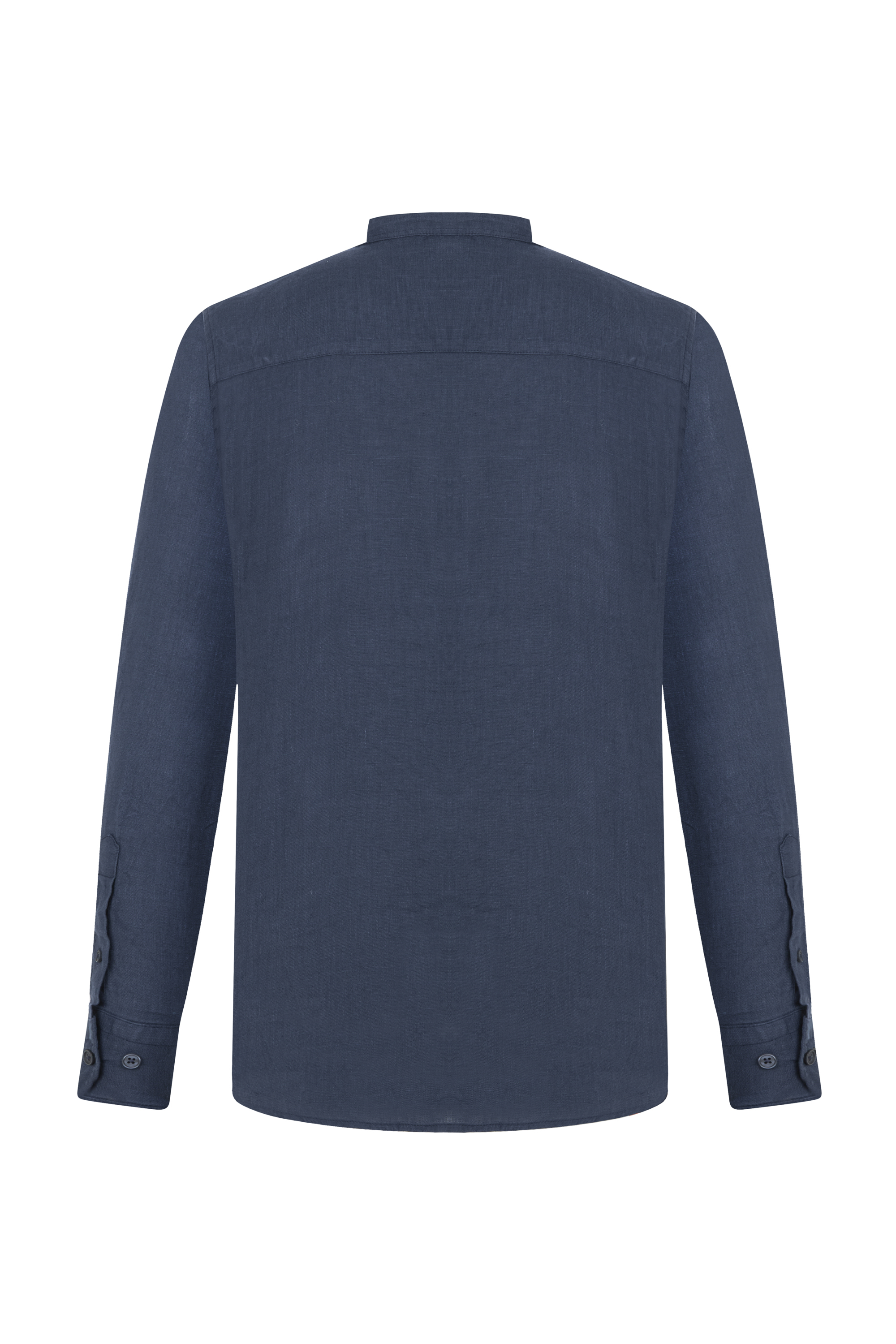 HAKİM YAKA REGULAR FIT KETEN GÖMLEK