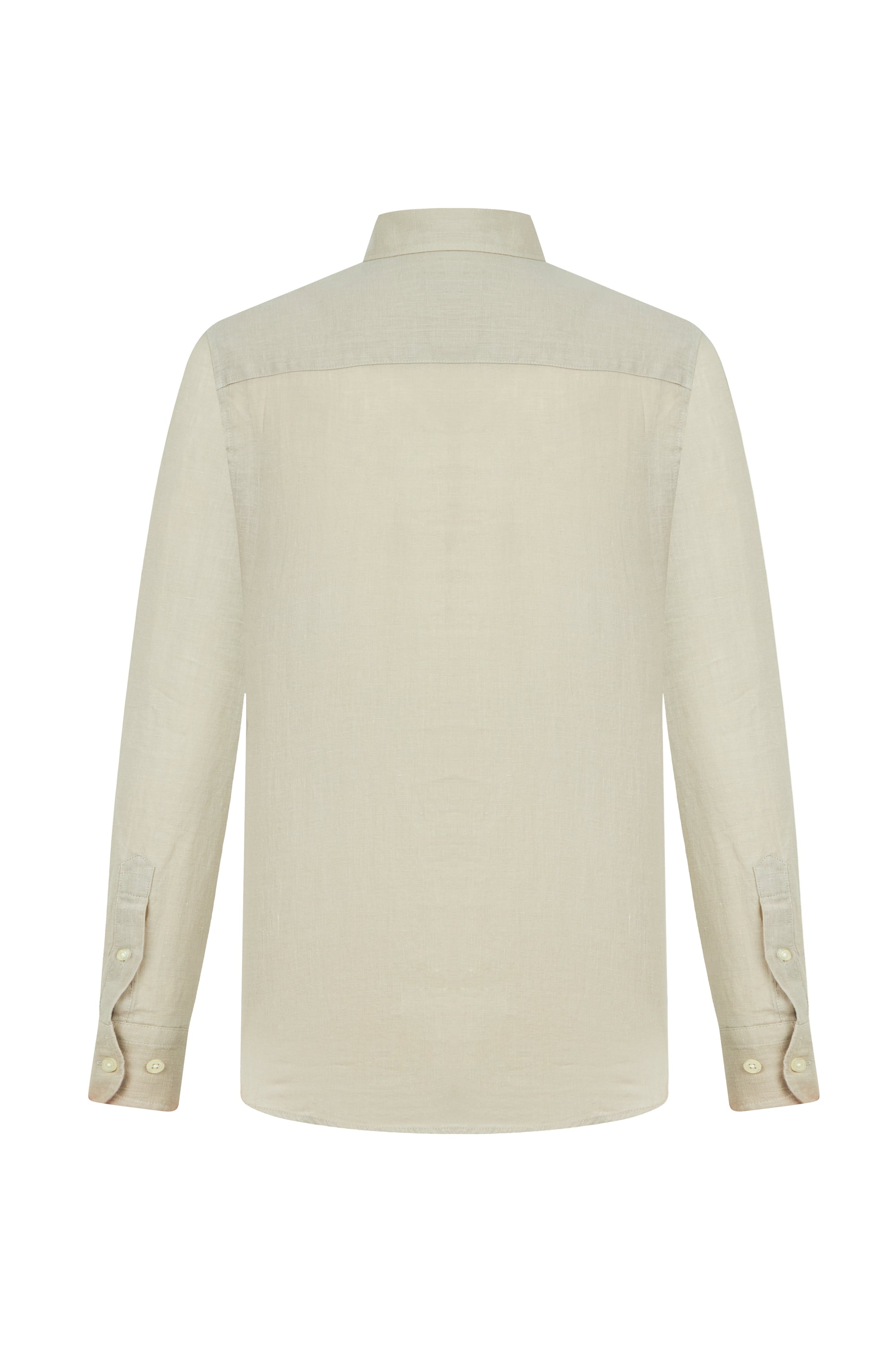 SLIM FIT KETEN GÖMLEK