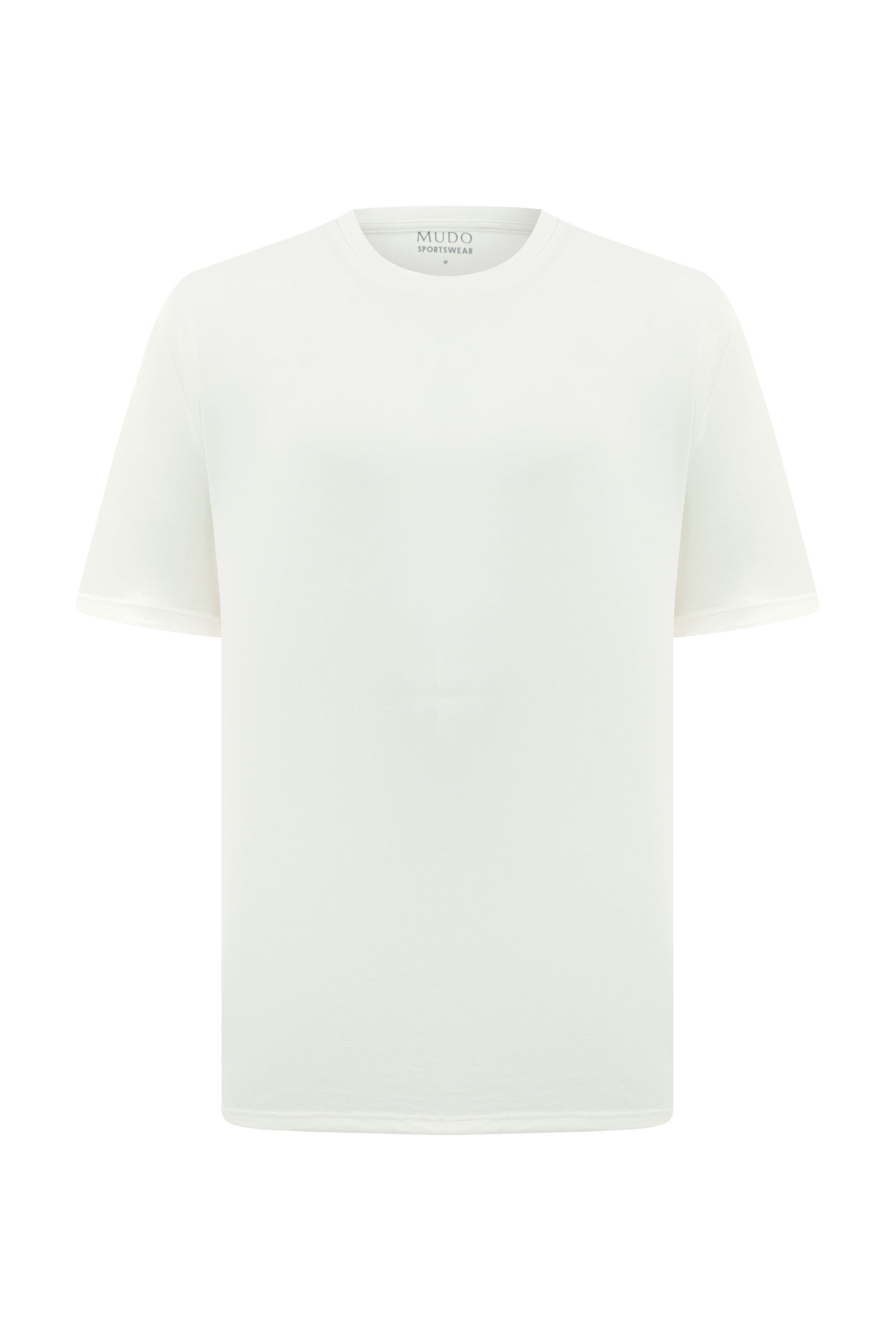 MODAL KARIŞIMLI BİSİKLET YAKA KISA KOLLU T-SHIRT