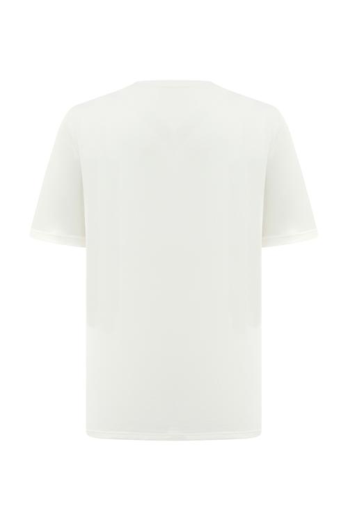  MODAL KARIŞIMLI BİSİKLET YAKA KISA KOLLU T-SHIRT