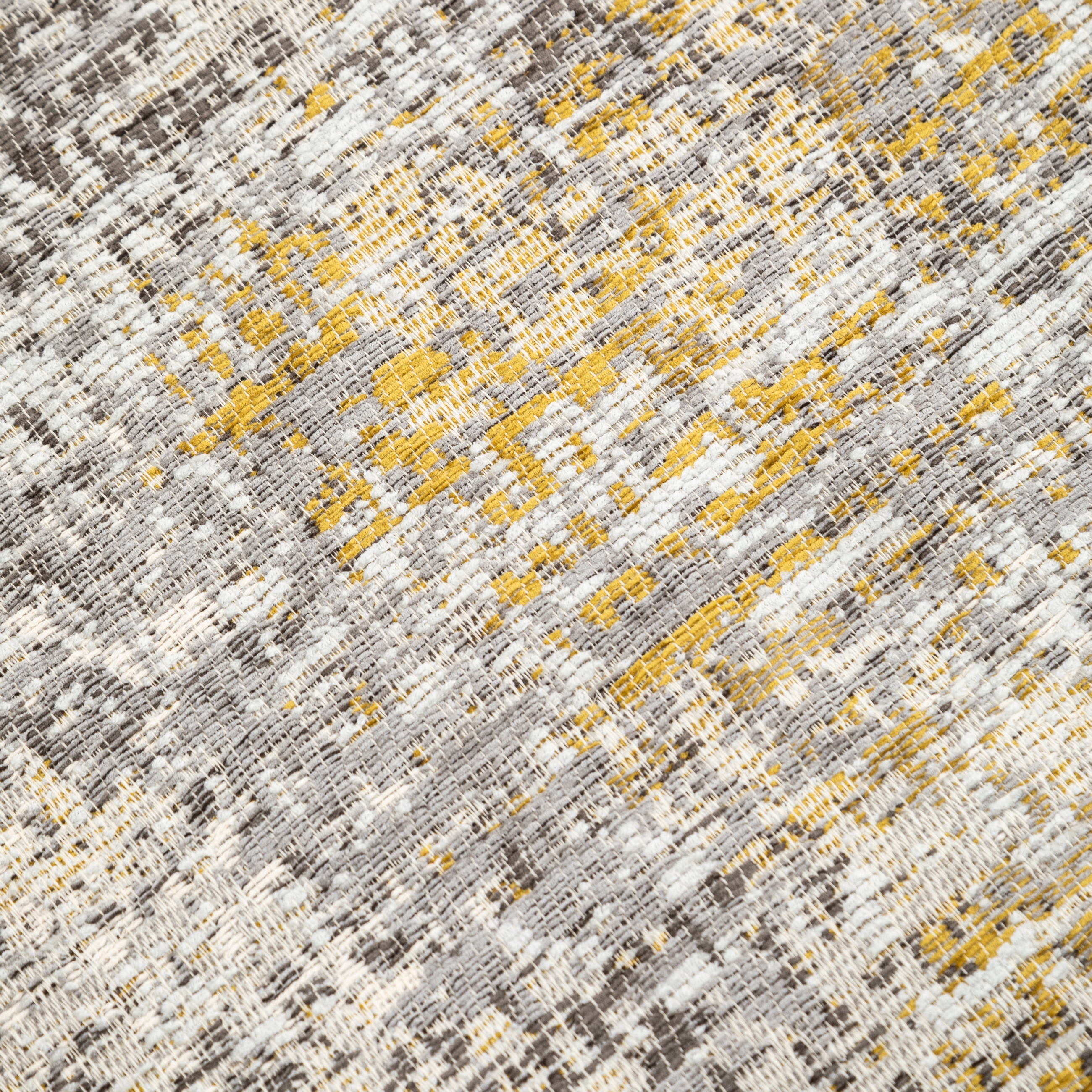 JAY HALI GRİ SARI 160X230