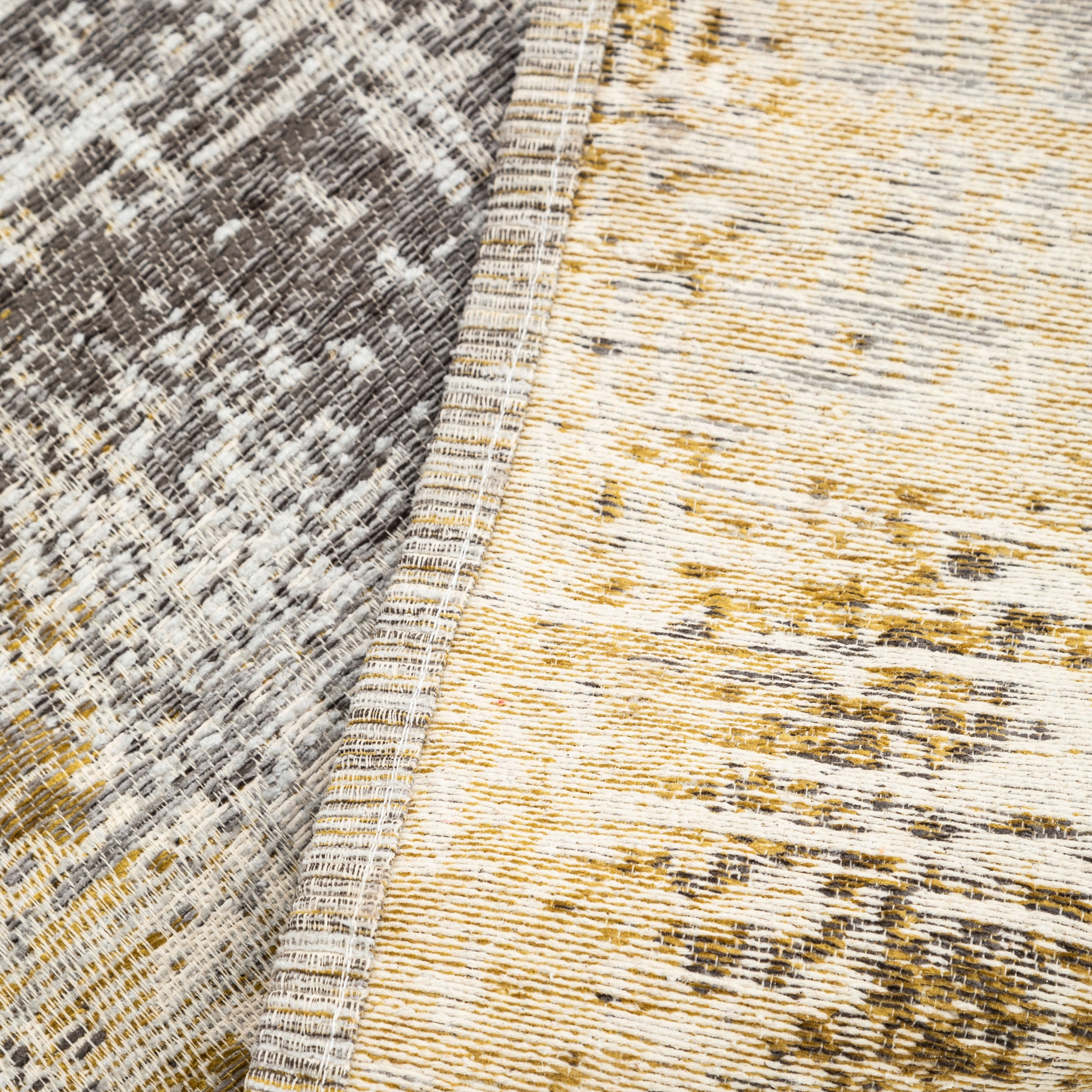 JAY HALI GRİ SARI 160X230